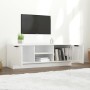 Glossy white plywood TV cabinet 102x35x36.5 cm by vidaXL, TV Furniture - Ref: Foro24-811517, Price: 68,93 €, Discount: %