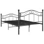 Black metal bed frame 120x200 cm by vidaXL, Beds and slatted bases - Ref: Foro24-324994, Price: 150,69 €, Discount: %