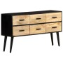 Solid mango wood sideboard 110x33x64 cm by vidaXL, Sideboards - Ref: Foro24-322678, Price: 164,99 €, Discount: %