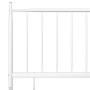 Estructura de cama de metal blanco 100x200 cm de vidaXL, Camas y somieres - Ref: Foro24-325013, Precio: 96,09 €, Descuento: %