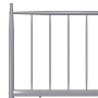 Estructura de cama de metal gris 100x200 cm de vidaXL, Camas y somieres - Ref: Foro24-325014, Precio: 113,10 €, Descuento: %