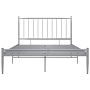 Graues Metallbettgestell 120x200 cm von vidaXL, Betten und Lattenroste - Ref: Foro24-325017, Preis: 143,03 €, Rabatt: %