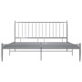 Graues Metallbettgestell 140x200 cm von vidaXL, Betten und Lattenroste - Ref: Foro24-325020, Preis: 139,78 €, Rabatt: %