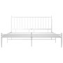 Bettgestell aus weißem Metall, 180 x 200 cm von vidaXL, Betten und Lattenroste - Ref: Foro24-325025, Preis: 164,04 €, Rabatt: %