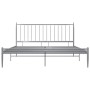 Graues Metallbettgestell 180x200 cm von vidaXL, Betten und Lattenroste - Ref: Foro24-325026, Preis: 179,87 €, Rabatt: %