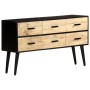 Solid mango wood sideboard 110x33x64 cm by vidaXL, Sideboards - Ref: Foro24-322678, Price: 164,99 €, Discount: %