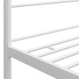 Estructura de cama con dosel metal blanco 90x200 cm de vidaXL, Camas y somieres - Ref: Foro24-325052, Precio: 115,74 €, Descu...