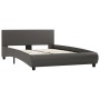 Gray synthetic leather bed frame 140x200 cm by vidaXL, Beds and slatted bases - Ref: Foro24-285465, Price: 161,69 €, Discount: %