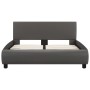 Estructura de cama de cuero sintético gris 140x200 cm de vidaXL, Camas y somieres - Ref: Foro24-285465, Precio: 161,69 €, Des...