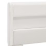 Estructura cama con LED cuero sintético blanco 100x200 cm de vidaXL, Camas y somieres - Ref: Foro24-285015, Precio: 212,99 €,...