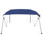 Bimini top with 4 arches blue 243x180x137 cm by vidaXL, Boat storage covers - Ref: Foro24-92370, Price: 215,21 €, Discount: %