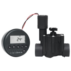 Automatic water timer with solenoid valve by vidaXL, Sprinkler controls - Ref: Foro24-147887, Price: 63,99 €, Discount: %