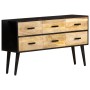 Solid mango wood sideboard 110x33x64 cm by vidaXL, Sideboards - Ref: Foro24-322678, Price: 164,99 €, Discount: %