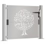 Puerta de jardín acero corten diseño árbol 105x105 cm de vidaXL, Puertas de jardín - Ref: Foro24-153161, Precio: 219,70 €, De...