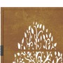 Puerta de jardín acero corten diseño árbol 105x105 cm de vidaXL, Puertas de jardín - Ref: Foro24-153161, Precio: 219,70 €, De...