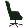 Sillón de relax de terciopelo verde oscuro de vidaXL, Sillones - Ref: Foro24-328097, Precio: 118,88 €, Descuento: %