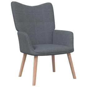 Silla de relajación de tela gris oscuro de vidaXL, Sillones - Ref: Foro24-327920, Precio: 114,99 €, Descuento: %