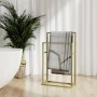 Golden iron standing towel rack 48x24x78.5 cm by vidaXL, Towel racks - Ref: Foro24-343089, Price: 49,21 €, Discount: %