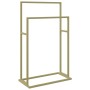 Golden iron standing towel rack 48x24x78.5 cm by vidaXL, Towel racks - Ref: Foro24-343089, Price: 49,21 €, Discount: %