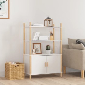 Aparador alto madera contrachapada blanco 80x40x121 cm de vidaXL, Aparadores - Ref: Foro24-345699, Precio: 74,81 €, Descuento: %