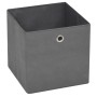 Cajas de almacenaje 4 uds tela no tejida gris 28x28x28 cm de vidaXL, Cestas para almacenaje - Ref: Foro24-325191, Precio: 18,...