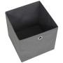 Cajas de almacenaje 4 uds tela no tejida gris 28x28x28 cm de vidaXL, Cestas para almacenaje - Ref: Foro24-325191, Precio: 18,...