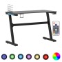 Gaming desk with LED light Y shape black 110x60x75 cm by vidaXL, Desks - Ref: Foro24-325420, Price: 142,57 €, Discount: %