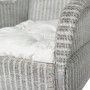 Sofa mit natürlichem Rattan und grauem Leinenkissen von vidaXL, Sofas - Ref: Foro24-325464, Preis: 186,82 €, Rabatt: %