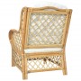 Sofa with natural rattan and linen cushion by vidaXL, Sofas - Ref: Foro24-325469, Price: 251,62 €, Discount: %