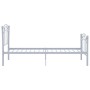 Bed frame with football design gray metal 90x200 cm by vidaXL, Beds and slatted bases - Ref: Foro24-324746, Price: 80,38 €, D...