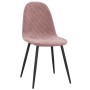 Sillas de comedor 2 unidades terciopelo rosa de vidaXL, Sillas de comedor - Ref: Foro24-325650, Precio: 111,99 €, Descuento: %