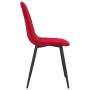 Sillas de comedor 2 unidades terciopelo rojo tinto de vidaXL, Sillas de comedor - Ref: Foro24-325651, Precio: 112,15 €, Descu...