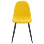 Dining chairs 2 pcs mustard yellow velvet by vidaXL, dining chairs - Ref: Foro24-325653, Price: 111,30 €, Discount: %