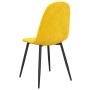 Dining chairs 2 pcs mustard yellow velvet by vidaXL, dining chairs - Ref: Foro24-325653, Price: 111,30 €, Discount: %