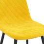 Dining chairs 2 pcs mustard yellow velvet by vidaXL, dining chairs - Ref: Foro24-325653, Price: 111,30 €, Discount: %