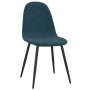 Dining chairs 4 units blue velvet by vidaXL, dining chairs - Ref: Foro24-325656, Price: 182,07 €, Discount: %