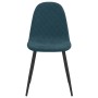 Dining chairs 4 units blue velvet by vidaXL, dining chairs - Ref: Foro24-325656, Price: 182,07 €, Discount: %