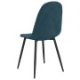 Dining chairs 4 units blue velvet by vidaXL, dining chairs - Ref: Foro24-325656, Price: 182,07 €, Discount: %