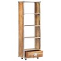 Solid raw mango wood shelf 56x28x163 cm by vidaXL, Bookcases and shelves - Ref: Foro24-323407, Price: 205,99 €, Discount: %