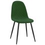 Sillas de comedor 4 unidades terciopelo verde oscuro de vidaXL, Sillas de comedor - Ref: Foro24-325659, Precio: 201,99 €, Des...