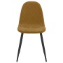 Dining chairs 4 units brown velvet by vidaXL, dining chairs - Ref: Foro24-325665, Price: 172,68 €, Discount: %