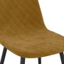 Dining chairs 4 units brown velvet by vidaXL, dining chairs - Ref: Foro24-325665, Price: 172,68 €, Discount: %