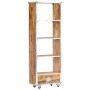 Solid raw mango wood shelf 56x28x163 cm by vidaXL, Bookcases and shelves - Ref: Foro24-323407, Price: 205,99 €, Discount: %