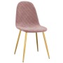 Dining chairs 2 units pink velvet by vidaXL, dining chairs - Ref: Foro24-325672, Price: 128,27 €, Discount: %