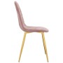 Dining chairs 2 units pink velvet by vidaXL, dining chairs - Ref: Foro24-325672, Price: 128,27 €, Discount: %