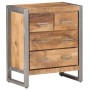 Rauer Mangoholz-Schrank 60x35x70 cm von vidaXL, Sideboards - Ref: Foro24-323485, Preis: 253,71 €, Rabatt: %