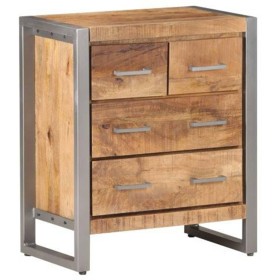 Aparador de madera de mango rugosa 60x35x70 cm de vidaXL, Aparadores - Ref: Foro24-323485, Precio: 253,99 €, Descuento: %