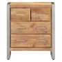 Rauer Mangoholz-Schrank 60x35x70 cm von vidaXL, Sideboards - Ref: Foro24-323485, Preis: 253,71 €, Rabatt: %