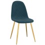 Dining chairs 4 units blue velvet by vidaXL, dining chairs - Ref: Foro24-325678, Price: 214,41 €, Discount: %