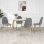 Dining chairs 4 units light gray velvet by vidaXL, dining chairs - Ref: Foro24-325679, Price: 200,47 €, Discount: %